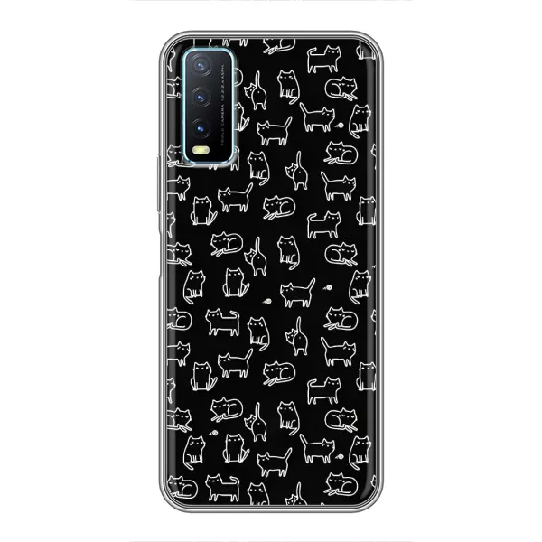 Чохол з принтом «Маленькі котики» для Vivo Y20
