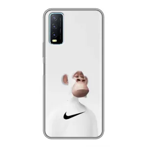 Чехлы с Обезьянами NFT для ViVO Y20 (AlphaPrint) (обезьяна NFT Nike)