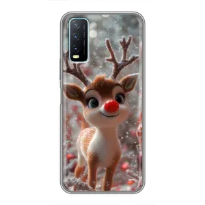 Яскравий чохол для ViVO Y20 з Зимові Оленята