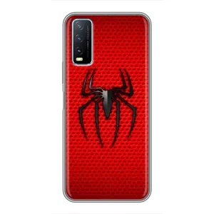 Чехол с человеком пауком для ViVO Y20 - (AlphaPrint) (Паук Марвел)
