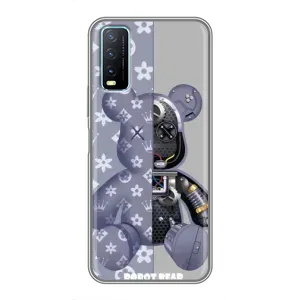 Крутые Чехлы Луи Виттон для ViVO Y20 (AlphaPrint) (Робот Мишка)