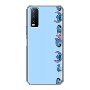 Чехол с принтом Стич на Vivo Y20 (Стич фон)