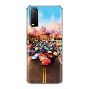 Силиконовый чехол Маквин для ViVO Y20 (Тачки на трассе)