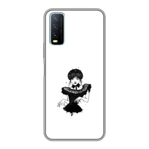 Чехлы Венсдей на ViVO Y20 Уэнсдей (AlphaPrint) (танец Уэнздей)