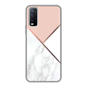 Мраморный чехол на ViVO Y20 (VPrint) (Тройной мрамор)