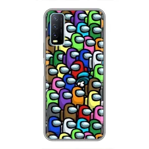 Чехол Амонг Ас для ViVO Y20 (AlphaPrint) (Убит)