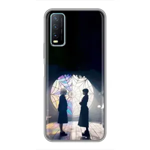 Чехлы Венсдей на ViVO Y20 Уэнсдей (AlphaPrint) (Уэнздей и Инид)