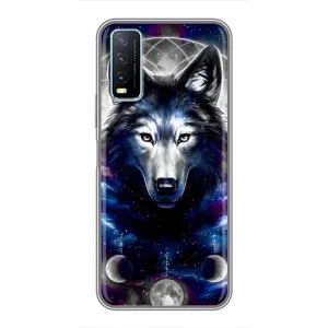 Защитные чехлы для Виво у20 (AlphaPrint) (ХИТ продаж) ВОЛК (Волк)