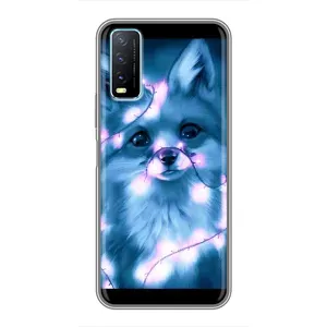 Чехлы с картинкой Лисички для ViVO Y20 (VPrint) (Яркая лисичка)