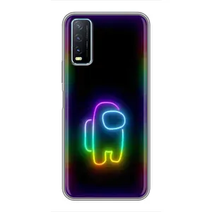 Чехол Амонг Ас для ViVO Y20 (AlphaPrint) (Яркий скин)