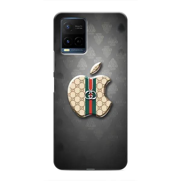 Чехол с принтом «Apple gucci» для Vivo Y21 / Y21s Чехол с принтом «Apple gucci» для Vivo Y21 / Y21s