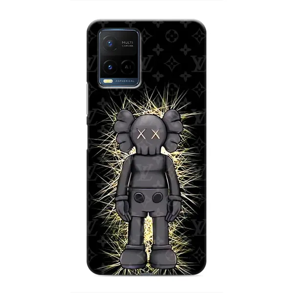 Чохол з принтом «Bearbrick LV» для Vivo Y21 / Y21s