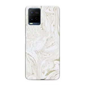 Мраморний чехол на Vivo Y21 / Y21s (VPrint) (Білий мрамор)