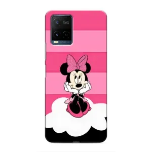 Эксклюзивный чехол для Vivo Y21 / Y21s (AlphaPrint - Мультяшные) (Девочка Maus)