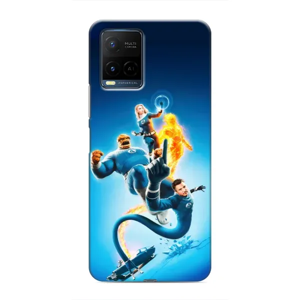 Чехол с принтом «Герои Фантастическая Четверка» для Vivo Y21 / Y21s Чехол с принтом «Герои Фантастическая Четверка» для Vivo Y21 / Y21s