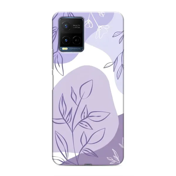 Чехол с принтом «Фиолетовые листья абстракция» для Vivo Y21 / Y21s Чехол с принтом «Фиолетовые листья абстракция» для Vivo Y21 / Y21s
