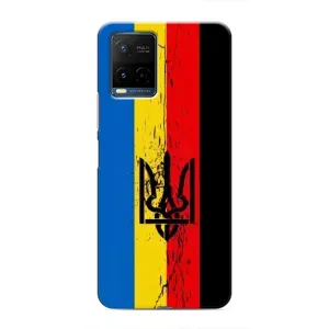 Украинские Чехлы для Vivo Y21 / Y21s с картинкой УПА (AlphaPrint) (Прапор УПА)