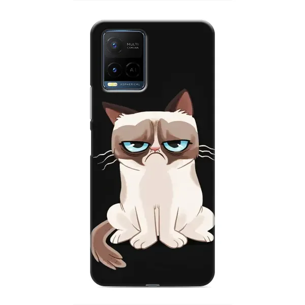 Чехол с принтом «Грустный кот» для Vivo Y21 / Y21s Чехол с принтом «Грустный кот» для Vivo Y21 / Y21s