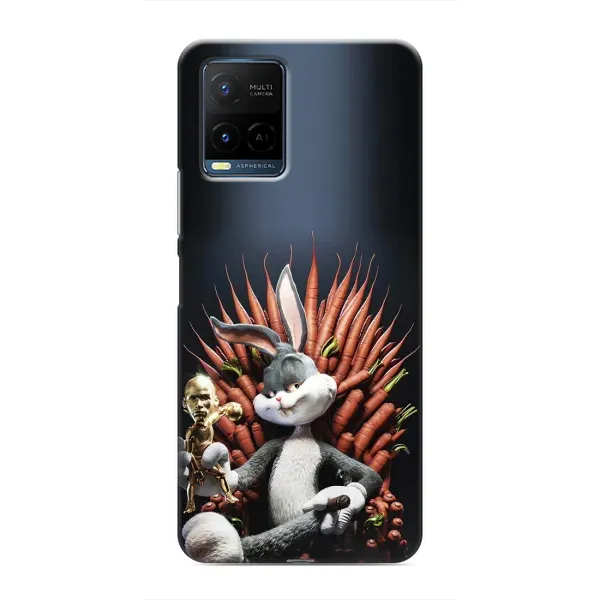 Чохол з принтом «Король Кролик» для Vivo Y21 / Y21s