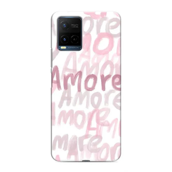 Чохол з принтом «Аморе любов» для Vivo Y21 / Y21s Чохол з принтом «Аморе любов» для Vivo Y21 / Y21s