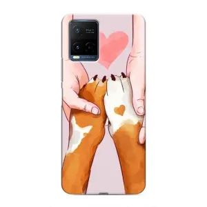 Чехлы с собаками для Vivo Y21 / Y21s (VPrint) (Любовь к собакам)