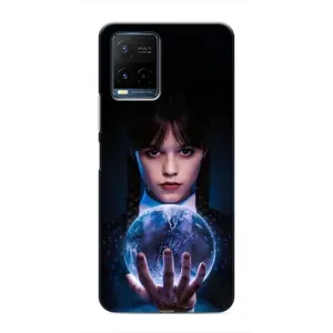 Чехол с дизайном Венздей 2 на Vivo Y21 / Y21s (Магическая сфера Уэнздей)