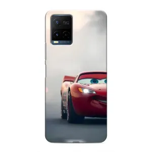 Силиконовый чехол Маквин для Vivo Y21 / Y21s (Скоростной Маквин)