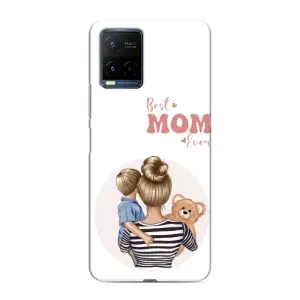 Чехлы для мамы на Vivo Y21 / Y21s (Мама и сын)