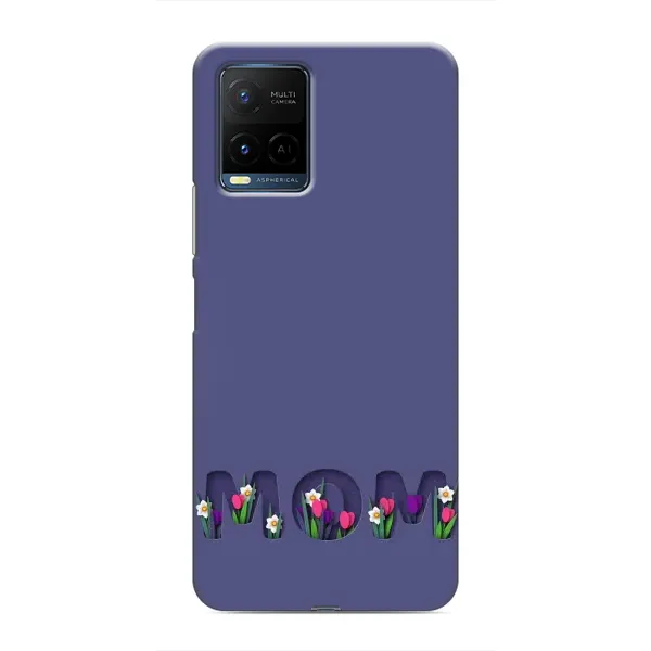 Чехол с принтом «Мама в цветах» для Vivo Y21 / Y21s