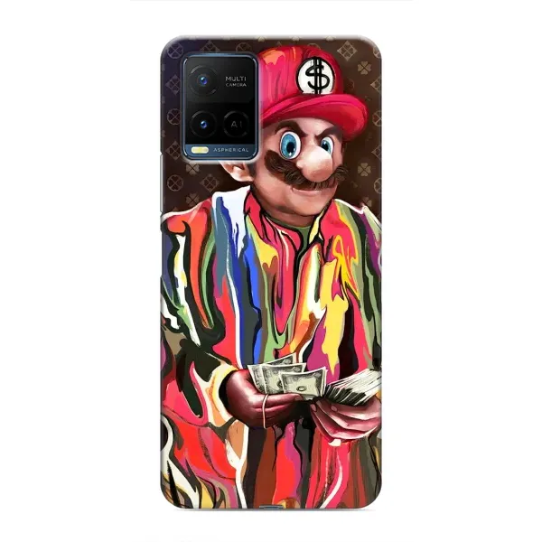 Чохол з принтом «Mario LV» для Vivo Y21 / Y21s