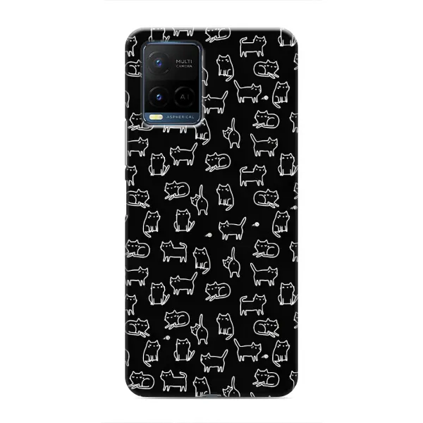 Чехол с принтом «Меленькие котики» для Vivo Y21 / Y21s Чехол с принтом «Меленькие котики» для Vivo Y21 / Y21s