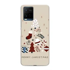 Рождественские Чехлы для Vivo Y21 / Y21s (VPrint) (Merry Christmas)