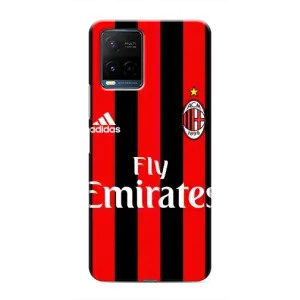 Чехлы для Vivo Y21 / Y21s (VPrint) - Футбольные клубы (Milan)