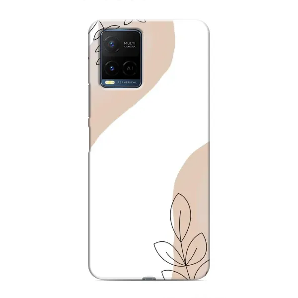 Чехол с принтом «Нюдовая веточка абстракция» для Vivo Y21 / Y21s Чехол с принтом «Нюдовая веточка абстракция» для Vivo Y21 / Y21s
