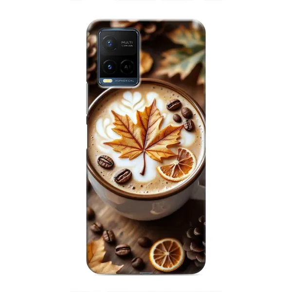 Чехол с принтом «Пряный кофе» для Vivo Y21 / Y21s Чехол с принтом «Пряный кофе» для Vivo Y21 / Y21s