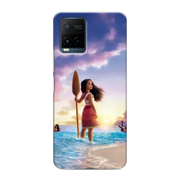 Чехол с принтом «Моана с веслом» для Vivo Y21 / Y21s