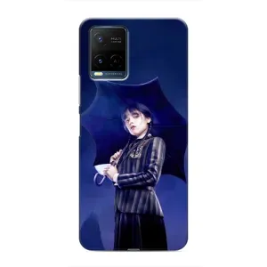 Силиконовый чехол с картинкой для Vivo Y21 / Y21s (Венсдей)