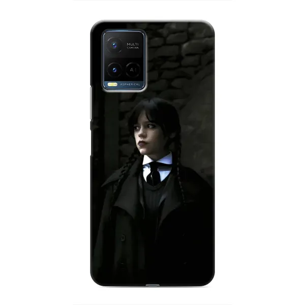 Чехол с принтом «Темный стиль Уэнздей» для Vivo Y21 / Y21s