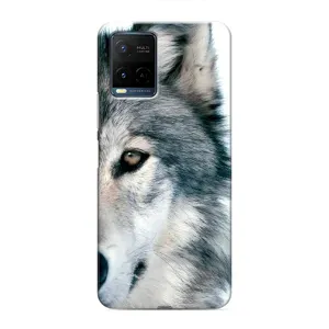 Чехлы с картинками животных Vivo Y21 / Y21s (Волк)