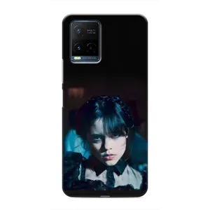 Чехлы Венсдей на Vivo Y21 / Y21s Уэнсдей (AlphaPrint) (взгляд Уэнздей)