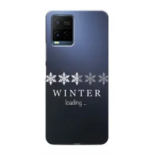 Зимние Чехлы для Виво у21 / у21с - прозрачный фон (Winter loading)