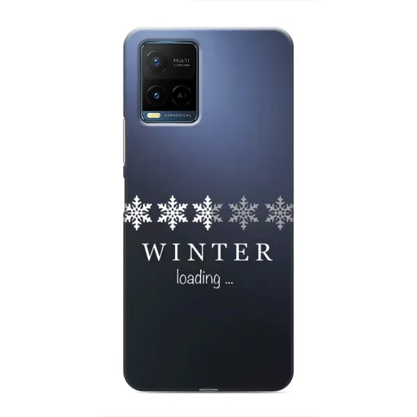 Чехол с принтом «Winter loading» для Vivo Y21 / Y21s Чехол с принтом «Winter loading» для Vivo Y21 / Y21s
