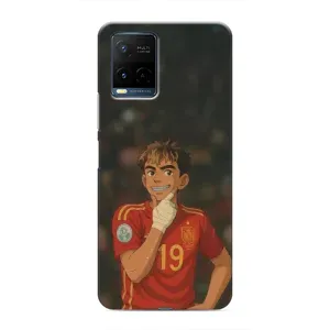 Чехол с футболистом Ламин Ямаль Vivo Y21 / Y21s (Ямаль аниме)