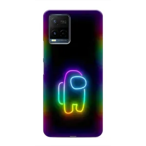 Чохли Амонг Ас для Vivo Y21 / Y21s (AlphaPrint) (Яскравий скін)