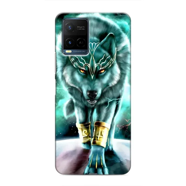 Чохол з принтом «Яскравий вовк» для Vivo Y21 / Y21s Чохол з принтом «Яскравий вовк» для Vivo Y21 / Y21s