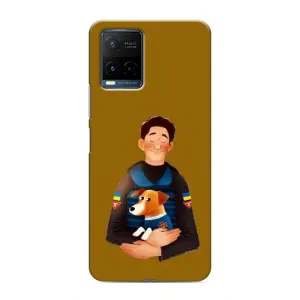 Чехлы с картинкой собаки Патрон для Vivo Y21 / Y21s (AlphaPrint) (ЗСУ Патрон)