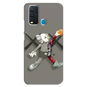 Чохли для ViVO Y30 - Bearbrick Louis Vuitton (PREMIUMPrint) (Беарбрік Джордан)