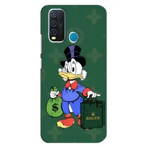 Чехли для ViVO Y30 - Скрудж МакДак Louis Vuitton (PREMIUMPrint) (Богата Утка)