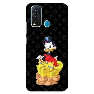 Чехли для ViVO Y30 - Скрудж МакДак Louis Vuitton (PREMIUMPrint) (Богатство Макдака)