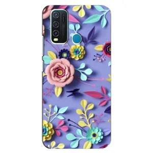 Чохли з квітами для ViVO Y30 (VPrint) (Дизайн квітів)